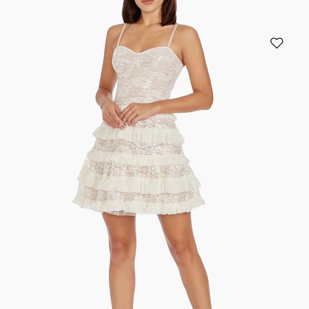 NWOT Dress The Population Brynlee Lace Minidress